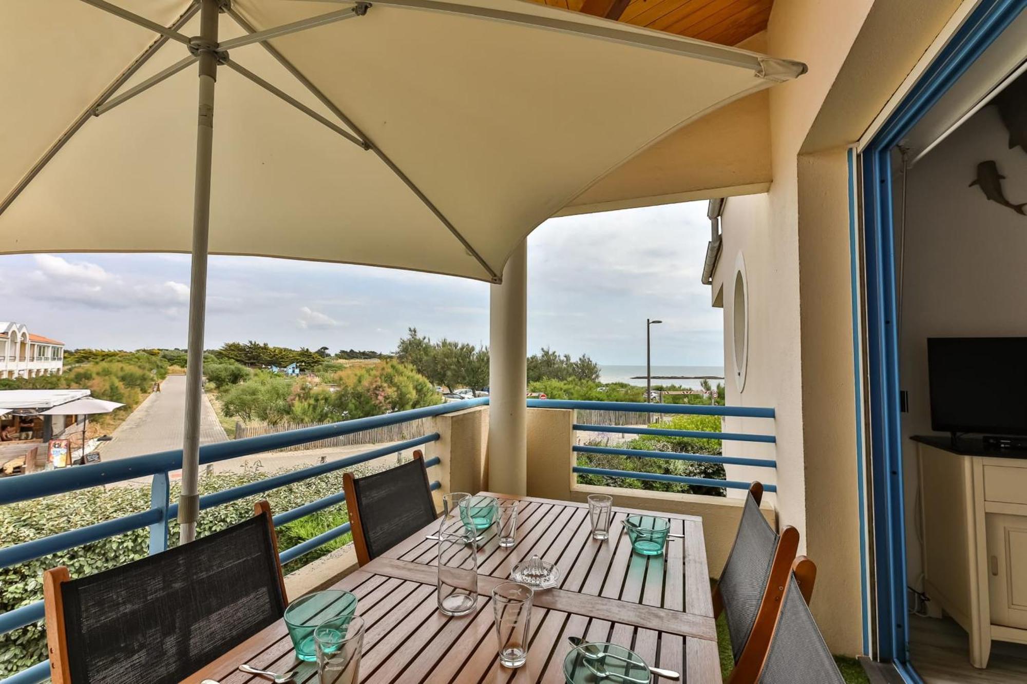 Un Balcon A La Mer - Studio Vue Sur Mer Bretignolles-sur-Mer Extérieur photo