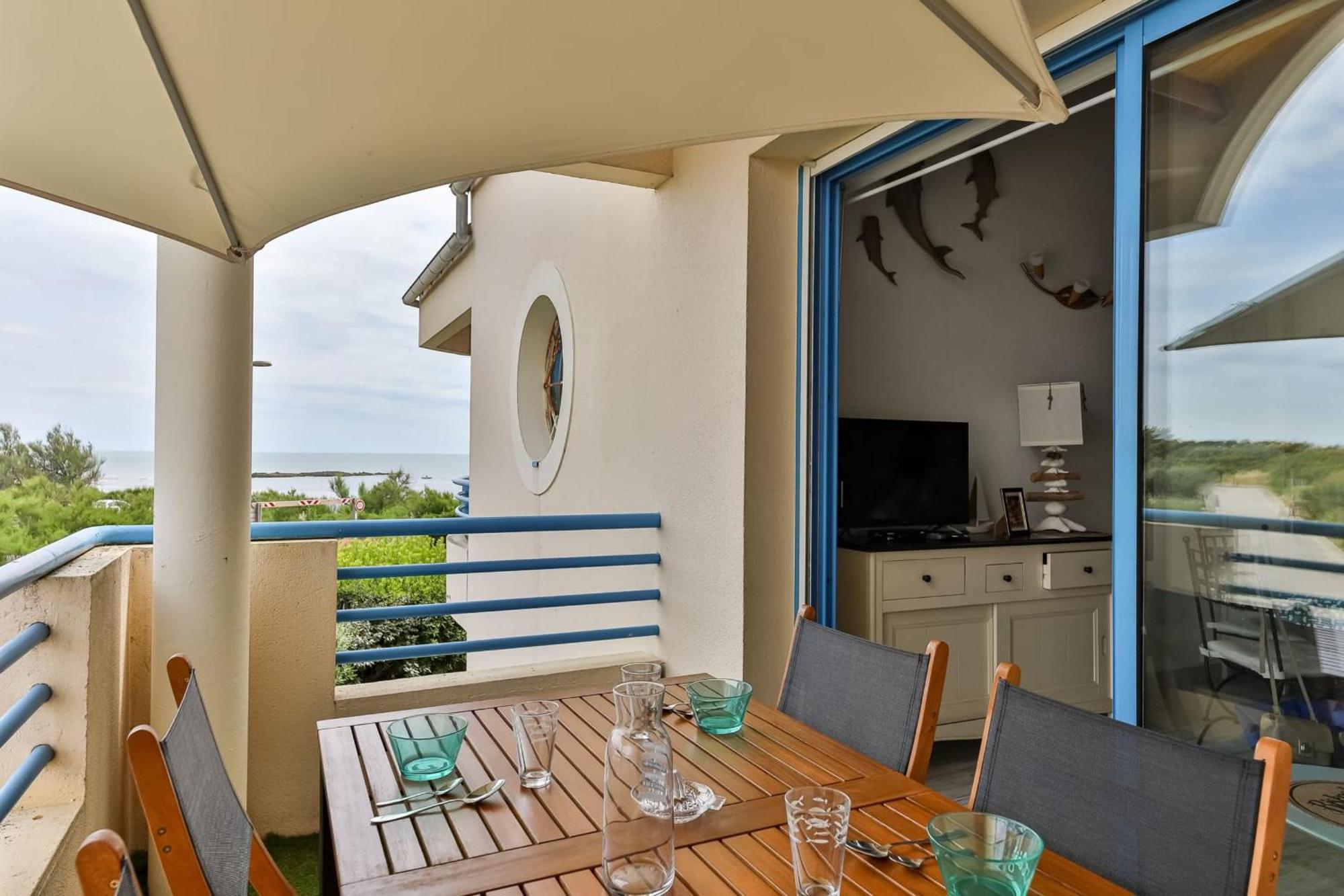 Un Balcon A La Mer - Studio Vue Sur Mer Bretignolles-sur-Mer Extérieur photo
